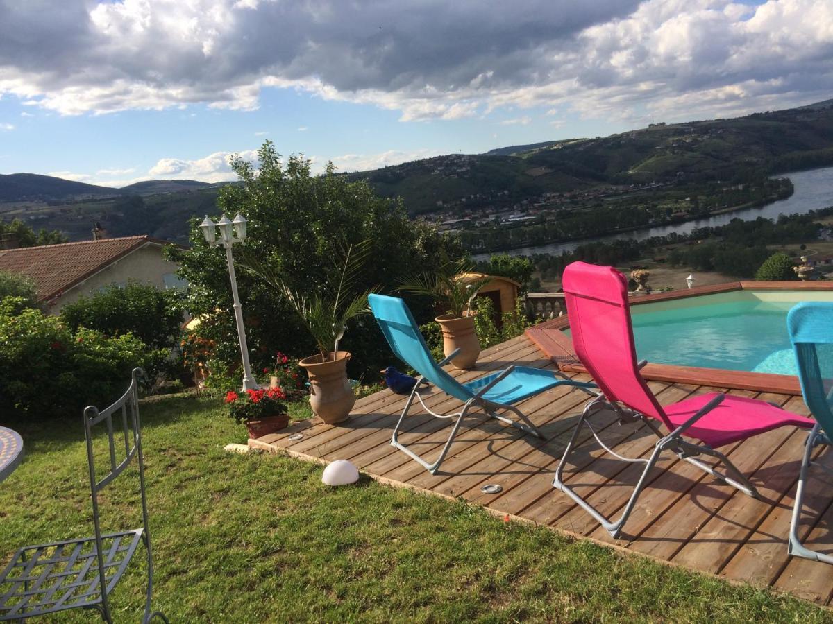 Villa Panoramique Saint-Clair-du-Rhone Ngoại thất bức ảnh